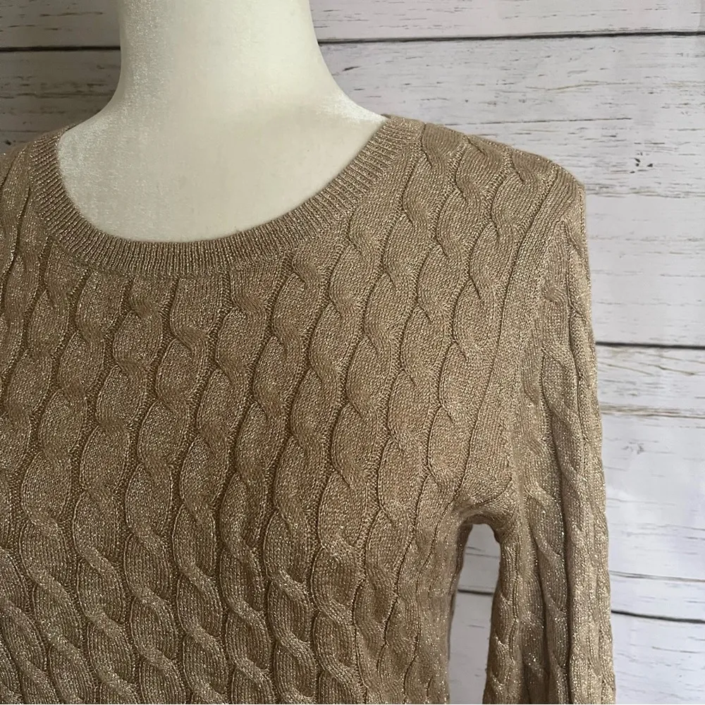 Talbots metallic sweater - Image 4