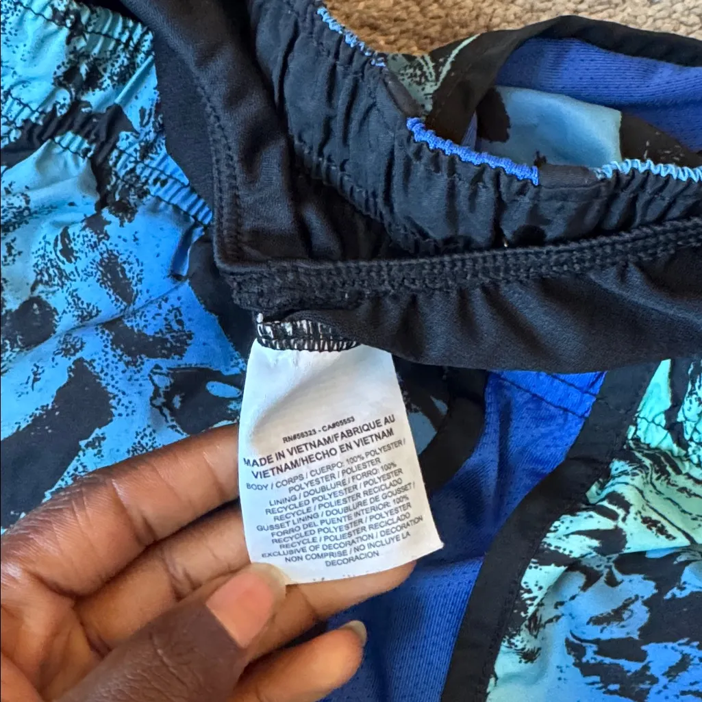 Nike Dri-Fit Abstract Print Tempo Shorts SIZE M - Image 4