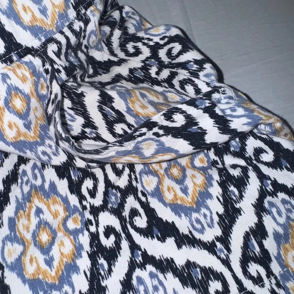 "Denim & Co. Beach Jersey Regular Straight Leg Ankle‎ Pants Black Size 1X - Image 2