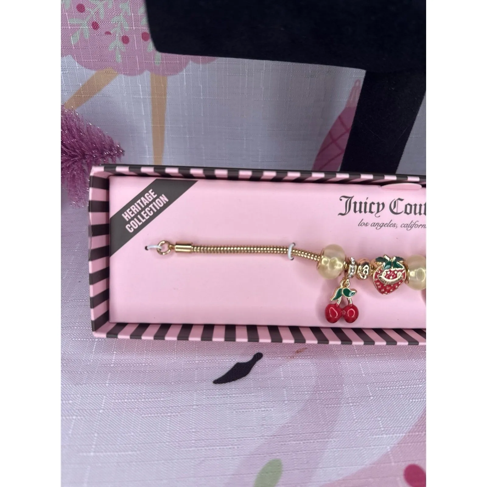 Juicy Couture Strawberry Charm Bracelet - Image 3