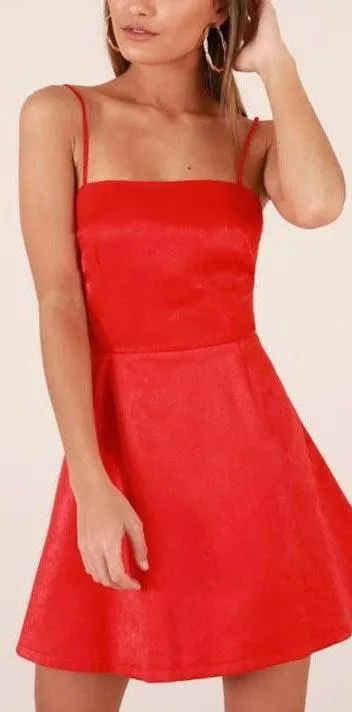 Showpo Red Cocktail Dress - Image 2