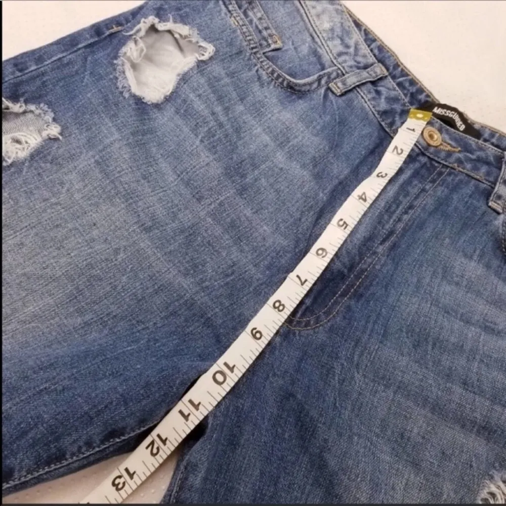 Missguided High Rise Destroyed Ripped Jeans - Image 6