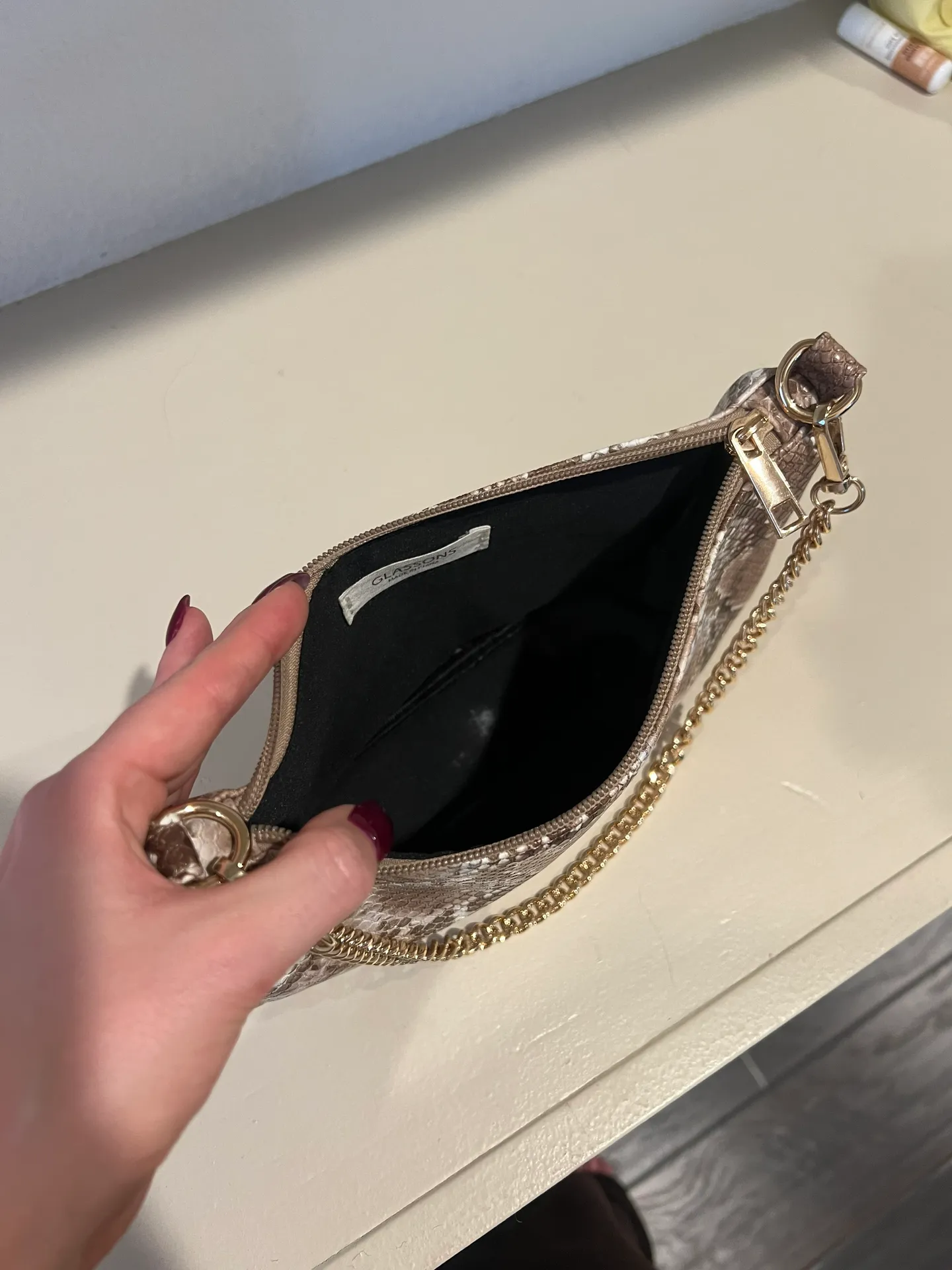 Shoulder Bag Snake Print - Image 7