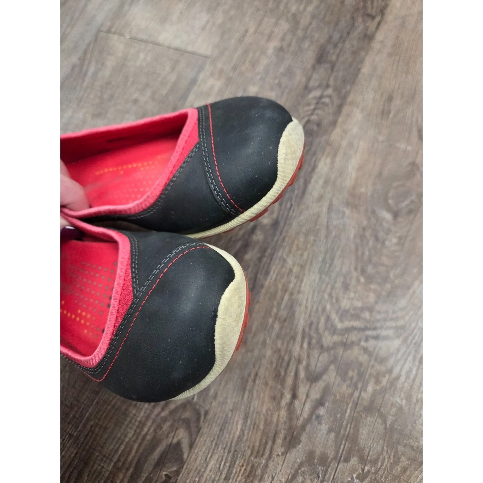 ECCO Sport Biom Lite 1.2 Flat Red Black Comfort Shoes Euro 36 - Image 9