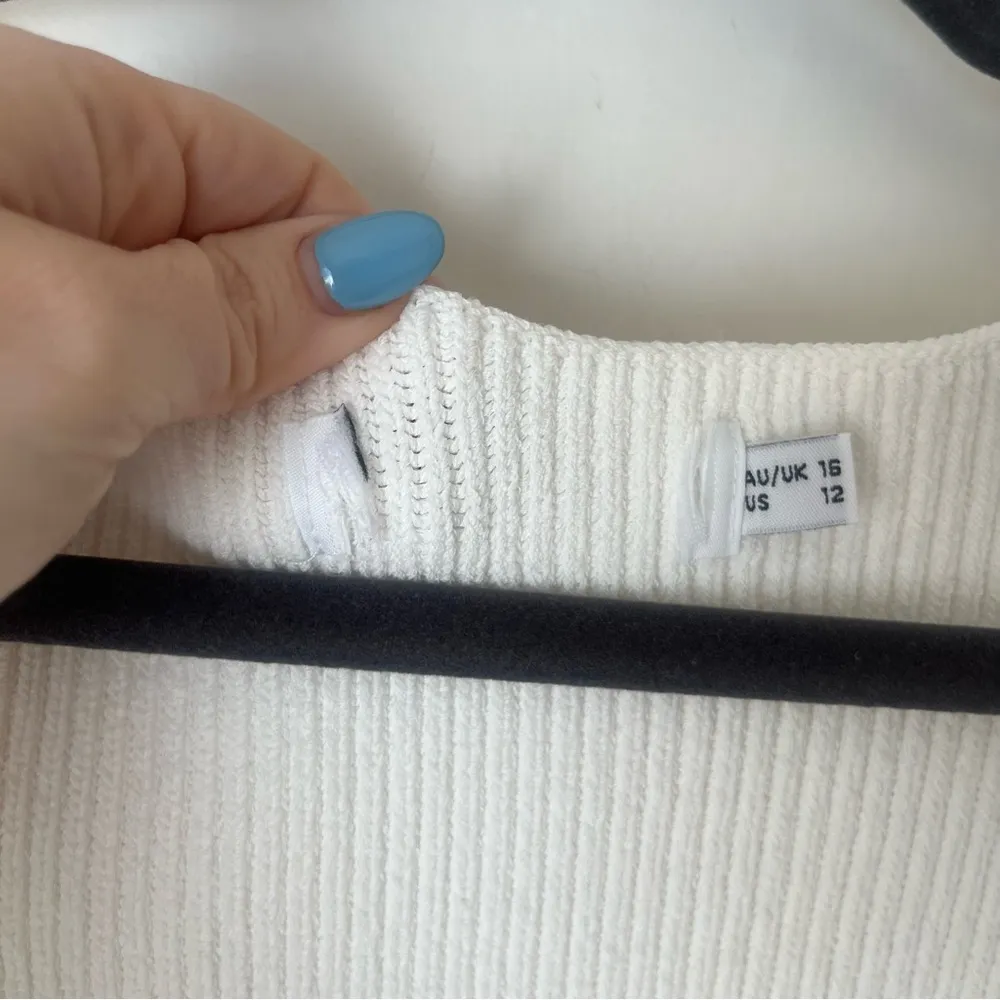 Petal & Pup Aquerelle White Stretch Knit Sweater 12 - Image 10