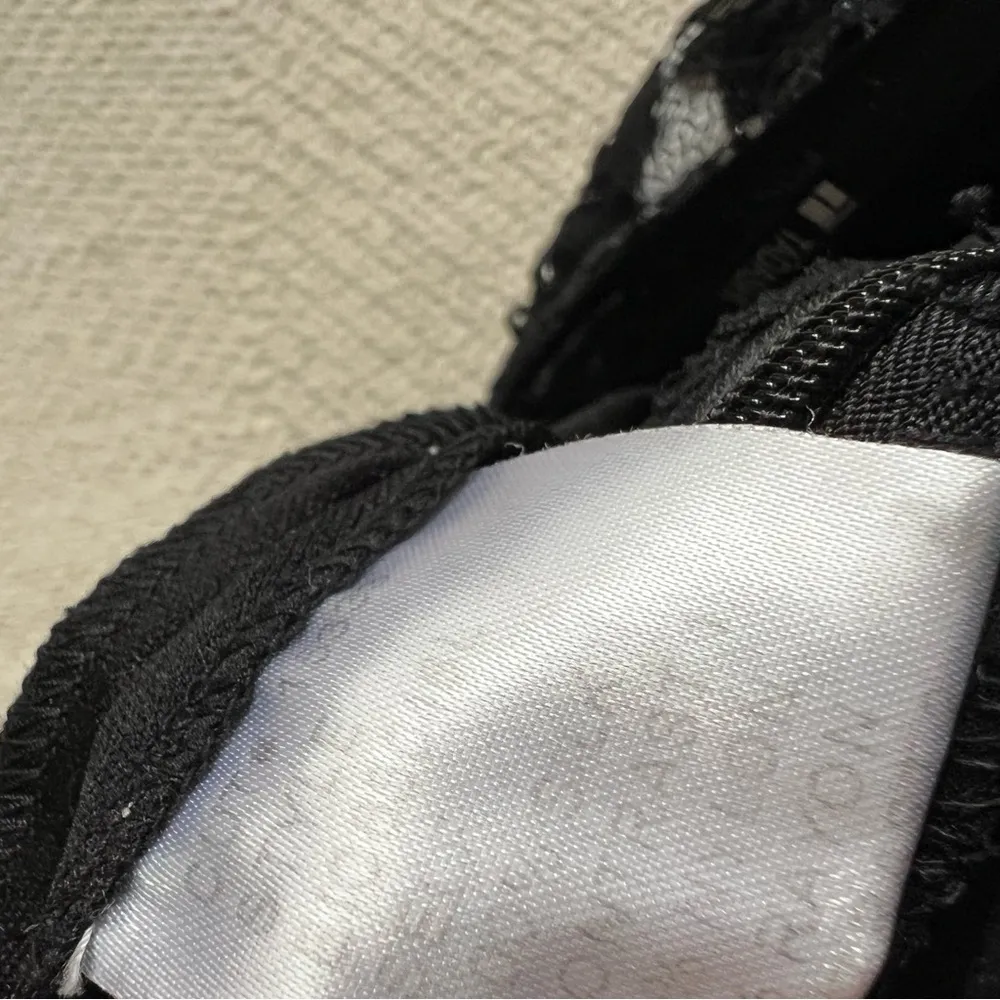 Tadashi Collection Black Draped Silk Floor Length Strapless Cocktail Dress sz 4 - Image 11