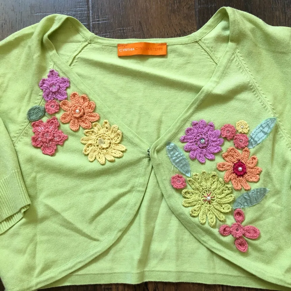 CYNTHIA STEFFE Kelly green shrug - Image 5