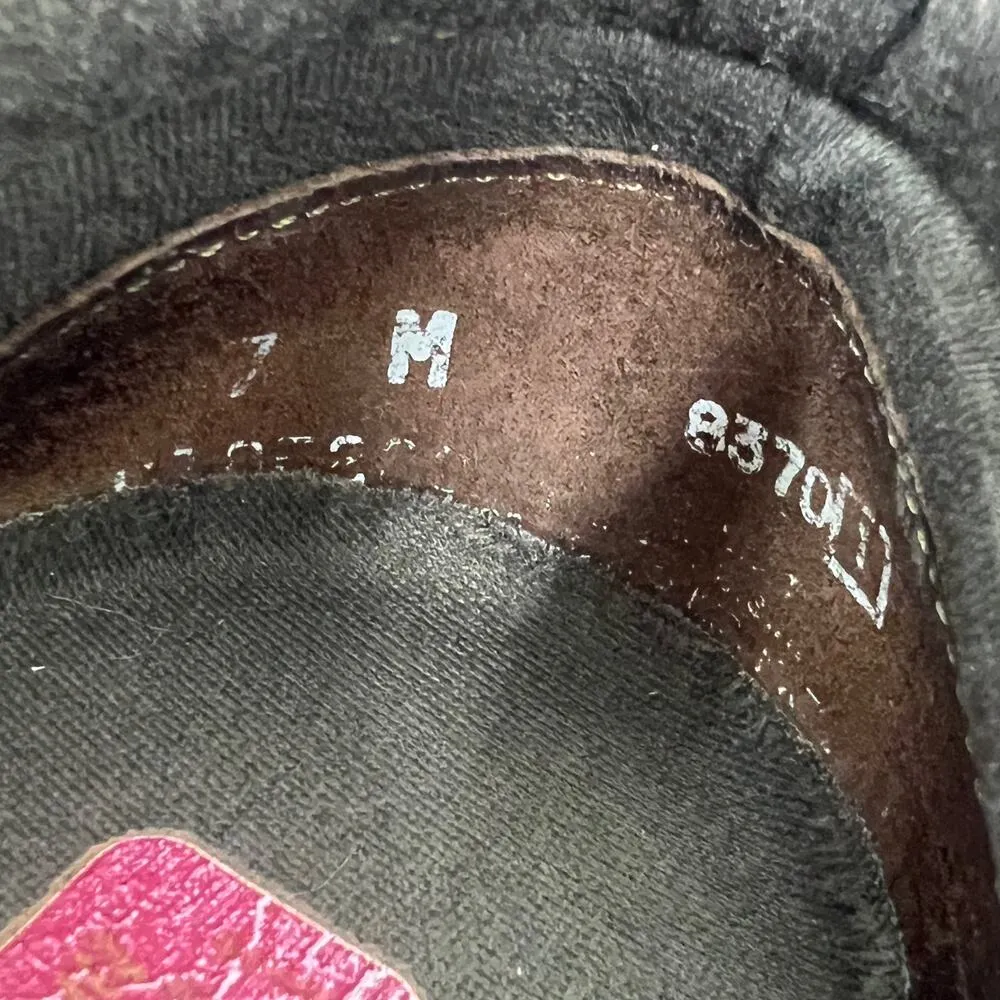 Munro Women's 7 JOLIET Brown Fabric Suede Leather Sneaker Shoes Cross Strap - Image 11