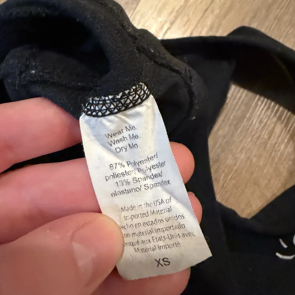 Beyond Yoga Spacedye Lift Your Spirit Sports Bra XS Darkest Night - Image 4