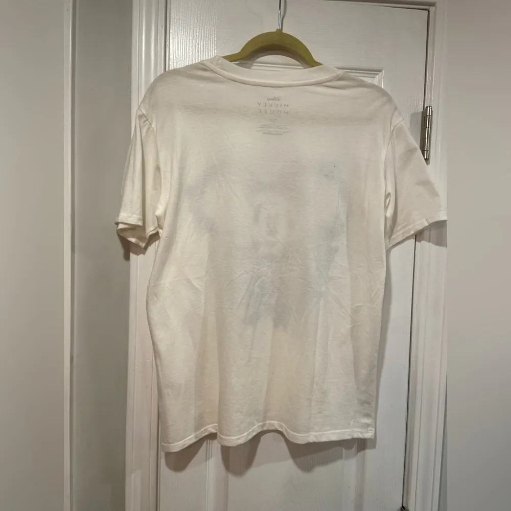 NWOT Disney Size S Mickey Mouse Christmas Holly Holiday Wreath Graphic Tee Shirt - Image 6