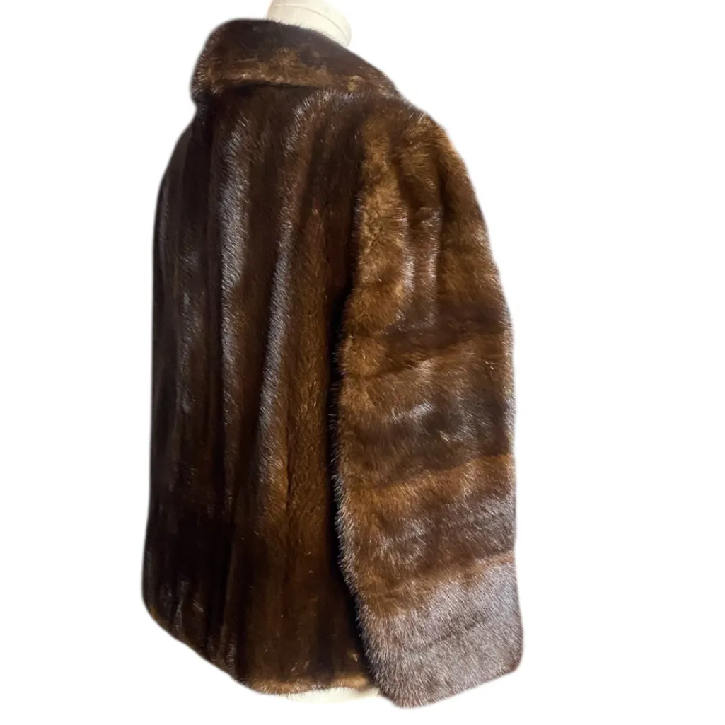 VTG Gerhardt Furs Kansas City Dark Ranch Mink Fur Coat Stroller
Monogram RKR M/L Brown Size undefined - Image 10