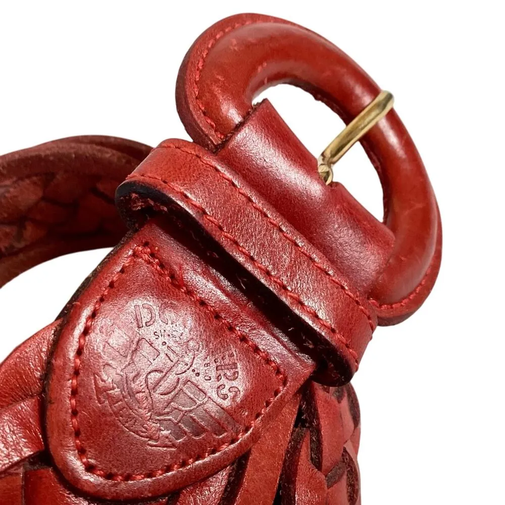 Vintage Dockers Braided Leather Belt - Image 2