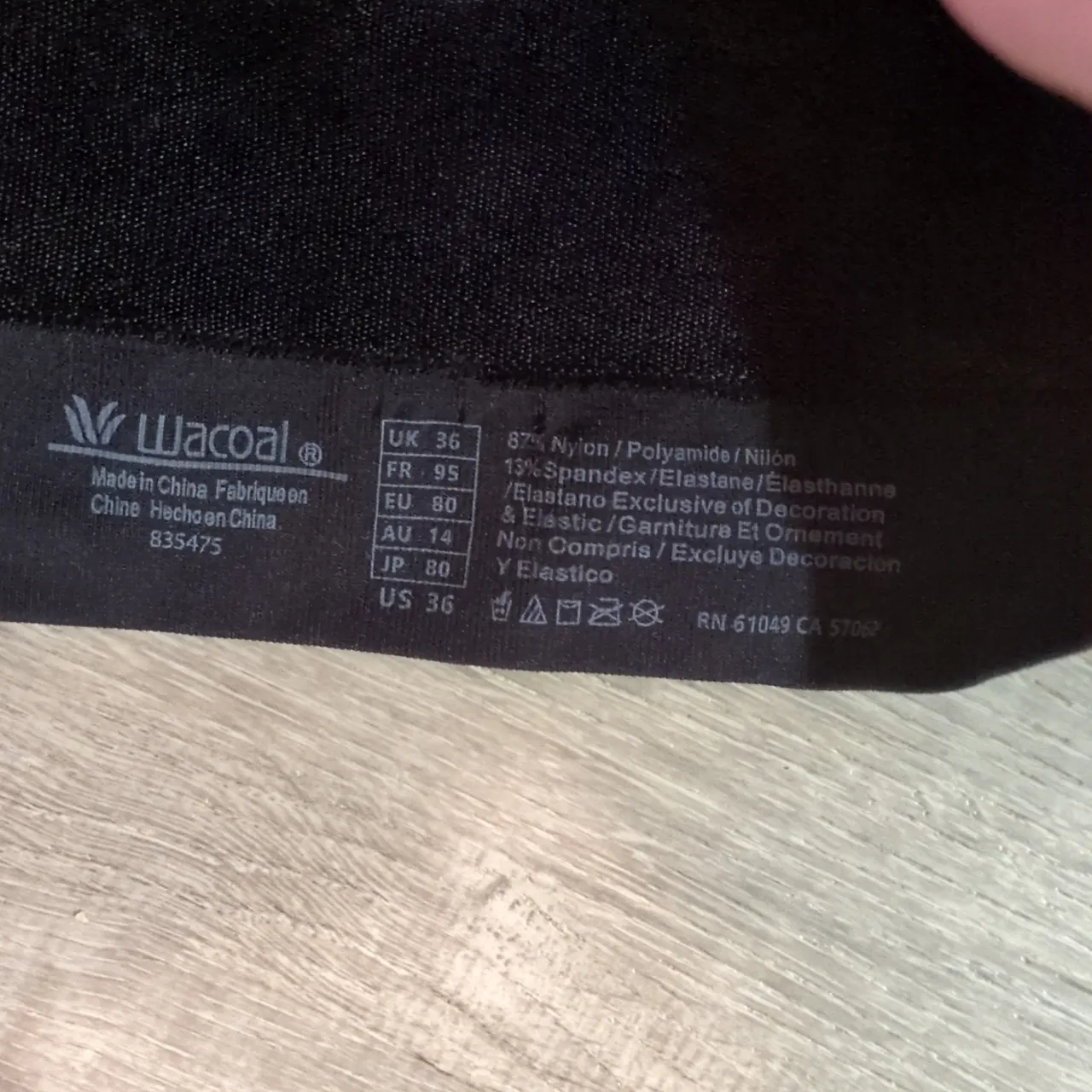 Wacoal B.Smooth Front Close  Mastectomy Bralette Size 36 - Image 7