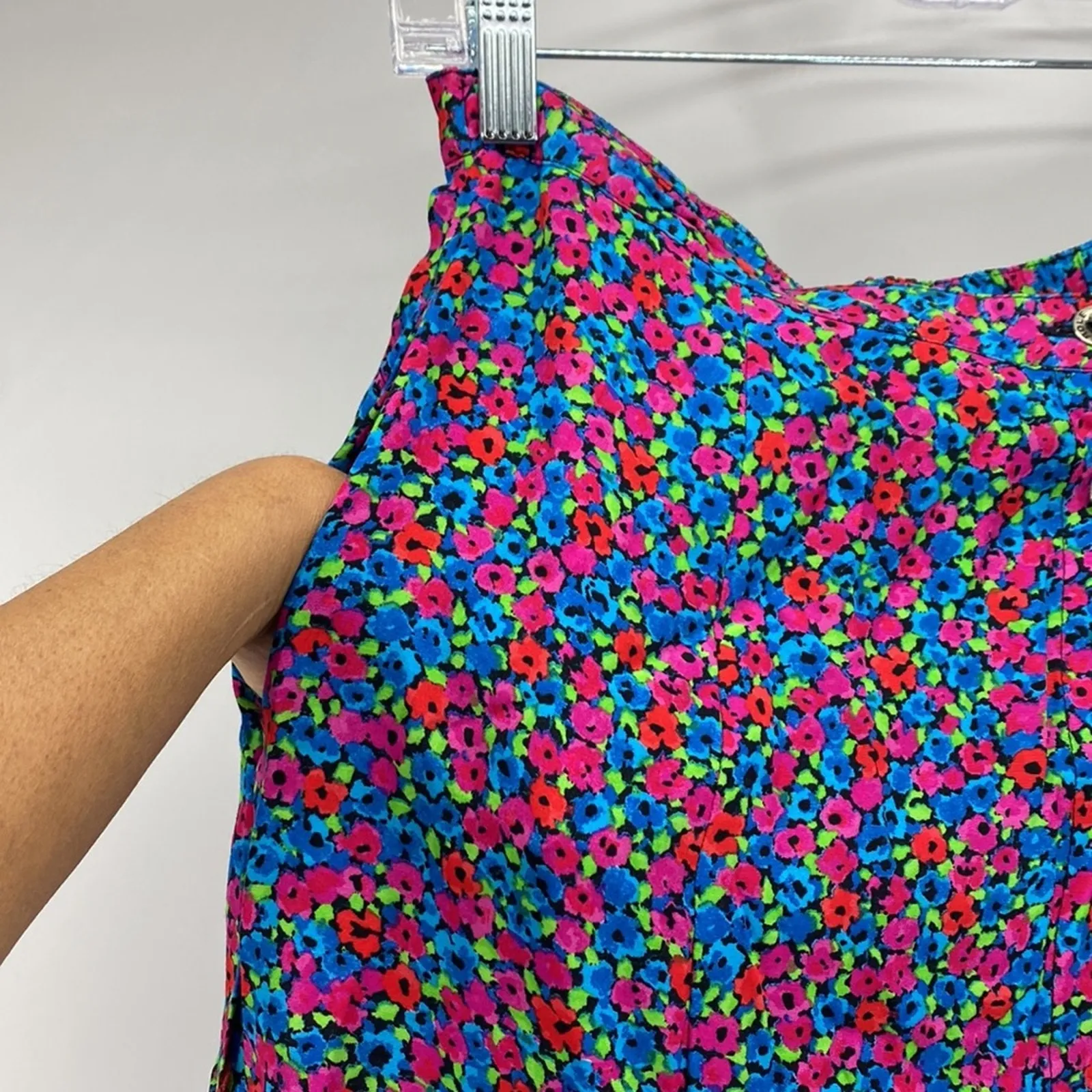 Vintage Carole Little maxi skirt 90s colorful size 10 festival cottagecore - Image 7