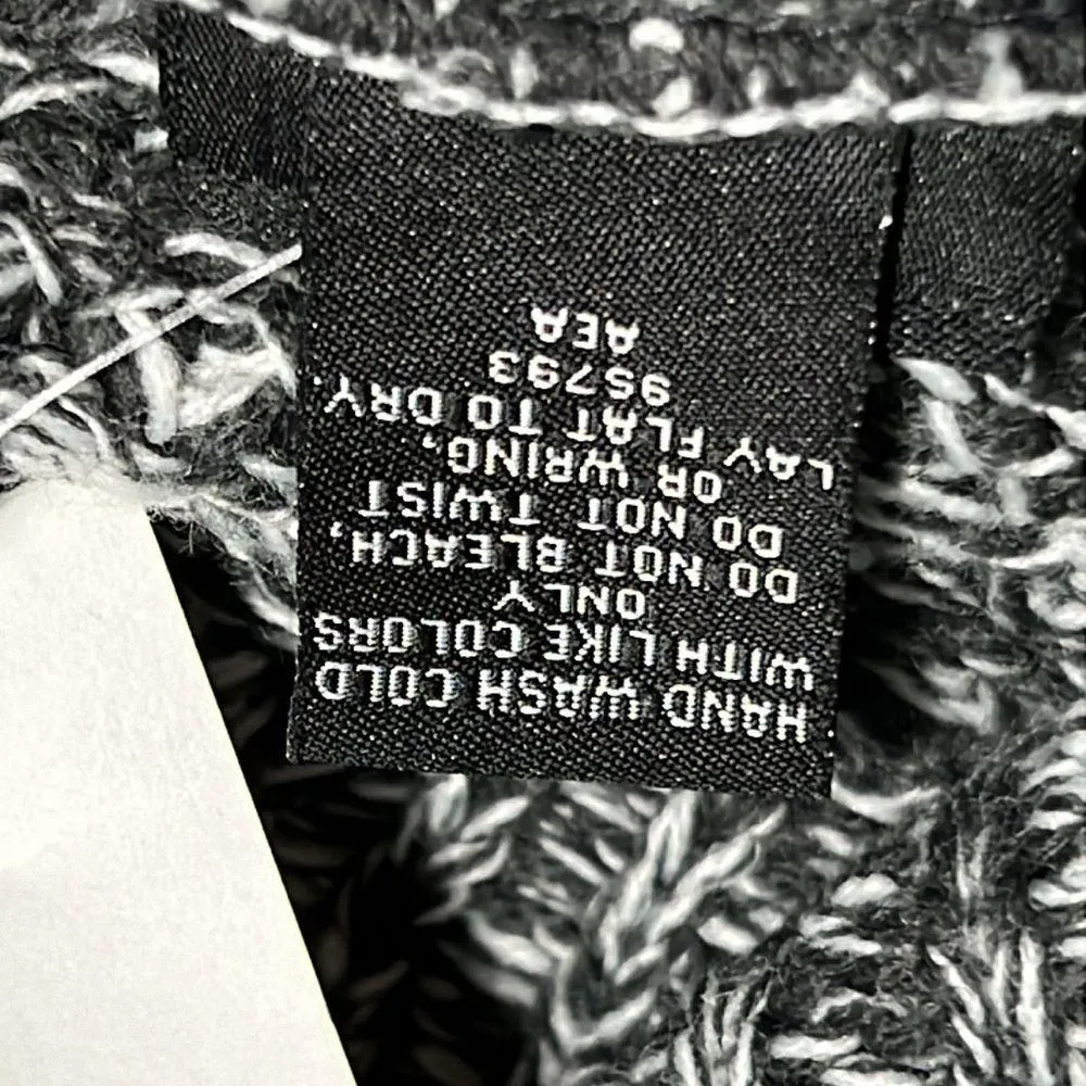 Rue21 size small grey one button cocoon cardigan long sleeve scooped side design - Image 9