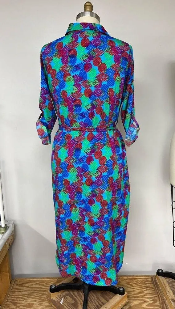 Pineapple Shirtdress XL - Image 5