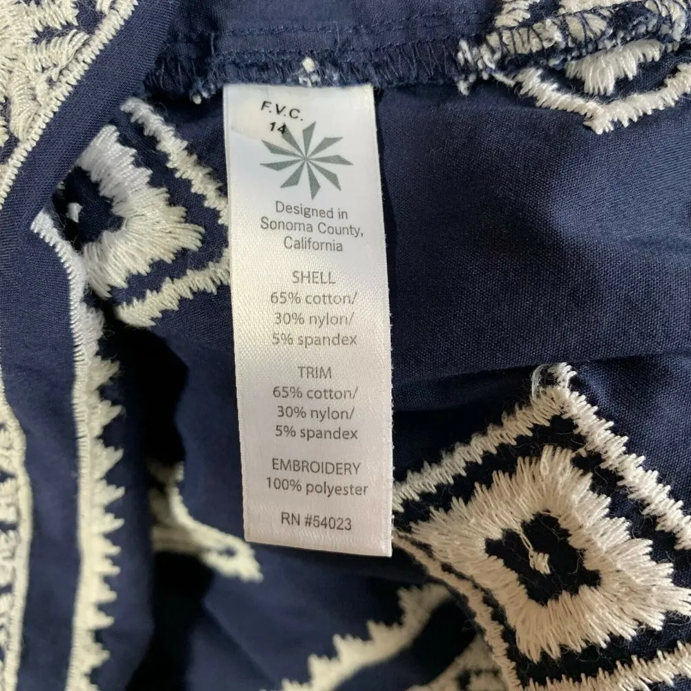 Athleta Blue White Desert Diamond Beach Coverup - Image 6