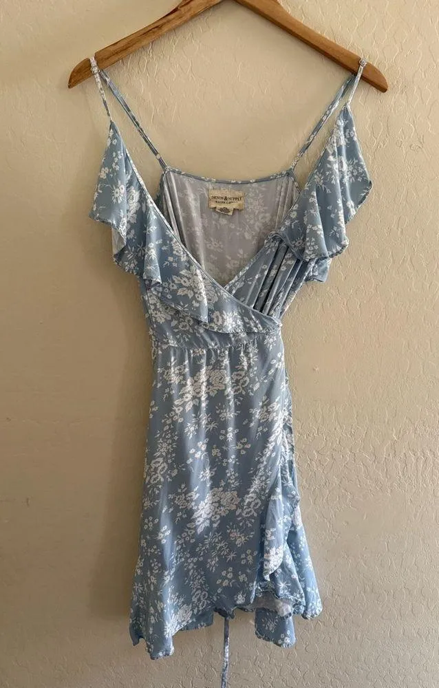 Denim Supply Ralph Lauren Printed Flounce Dress. Worn one time. - Image 3