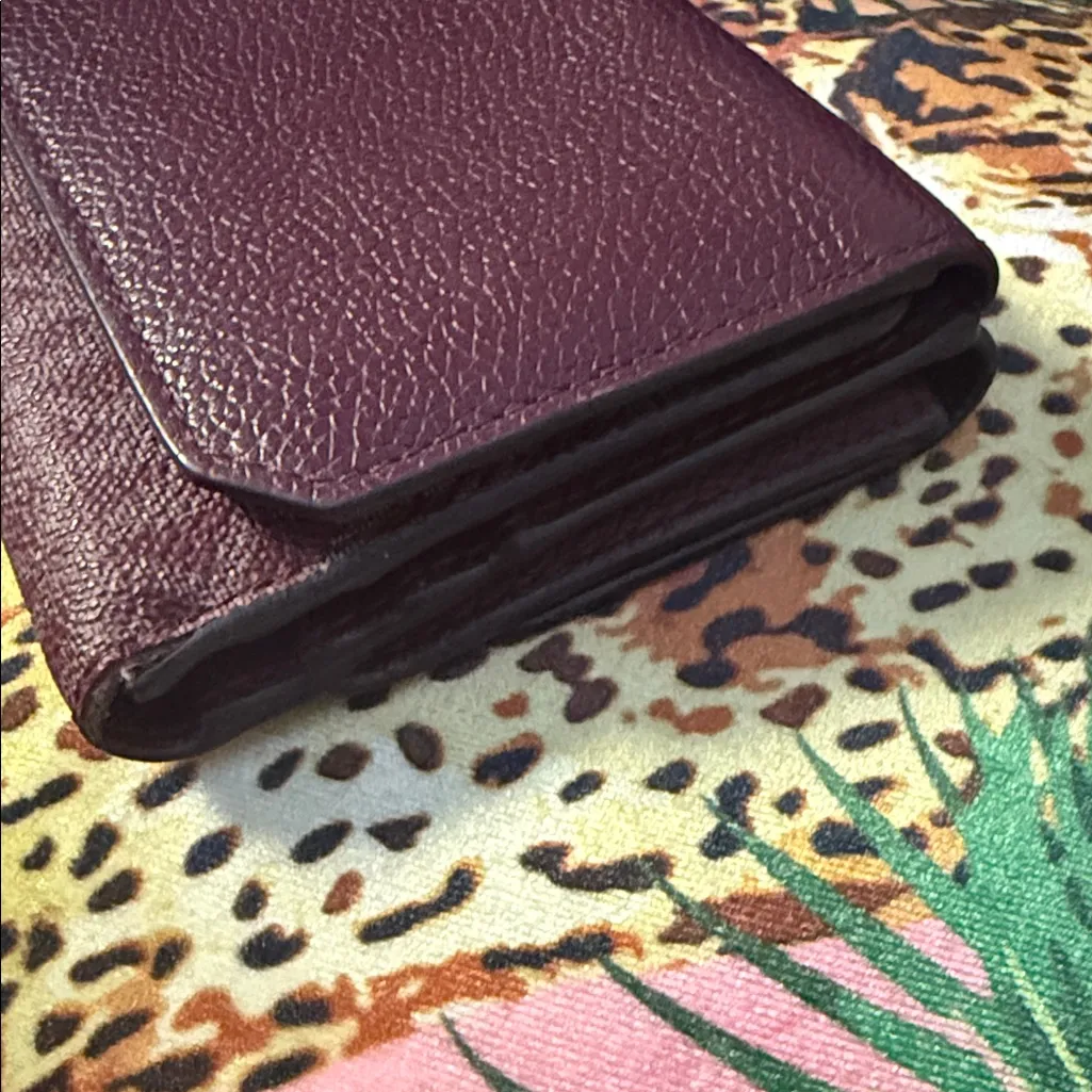 Michael Kors Plum Textured Wallet - Image 3