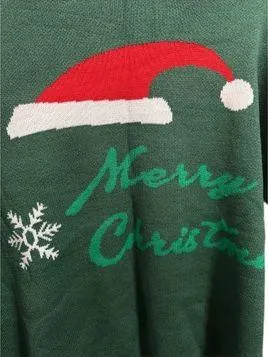 NWOT Christmas ugly sweater dark forest green color - Image 6