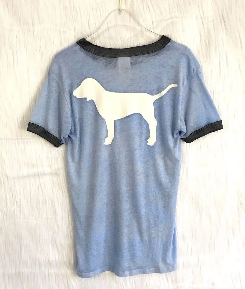 🔃Victoria's Secret PINK Short Sleeve Shirt - Image 2