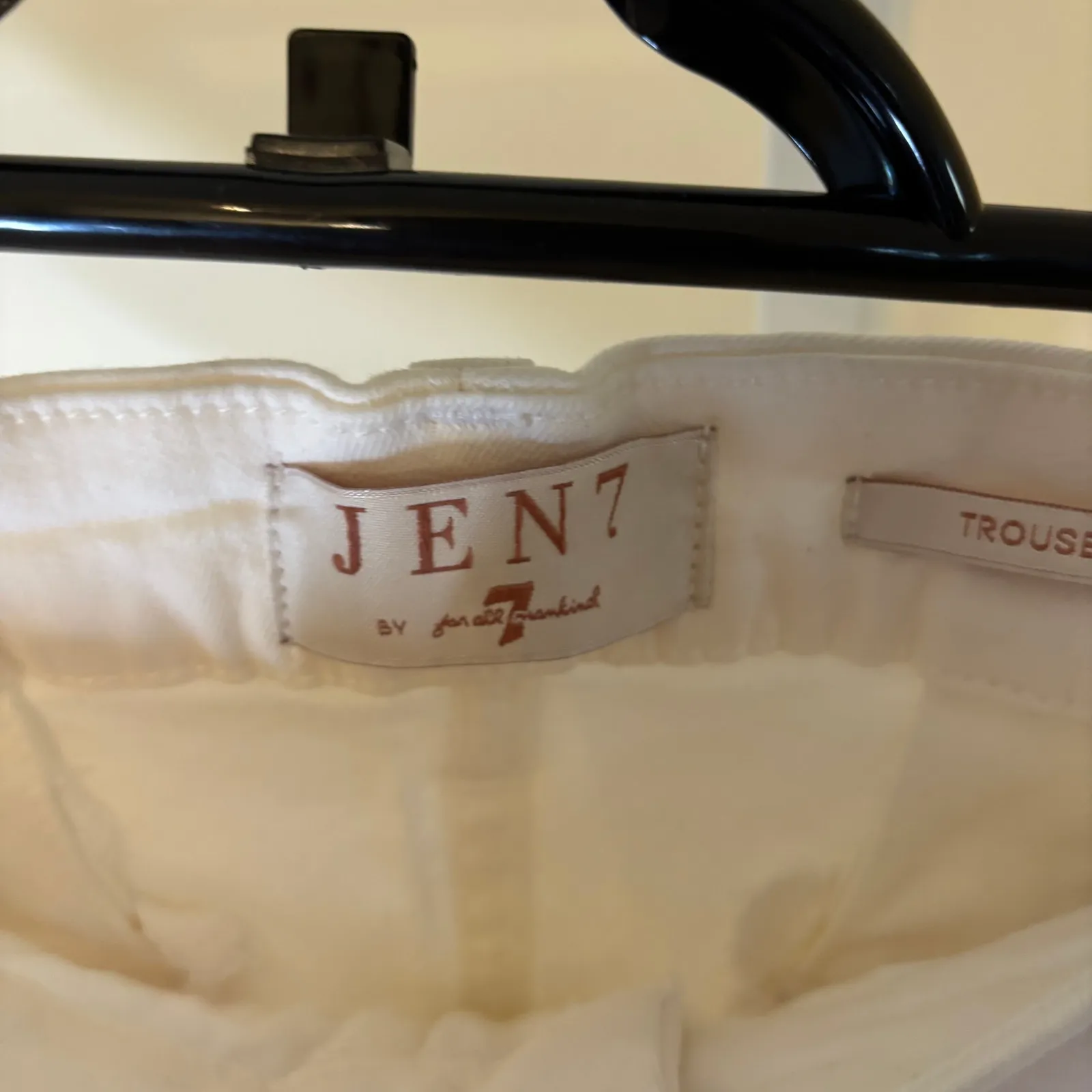 Jen7 by Seven for all Mankind NWT Women's White Trouser Pants Size 16 - Image 2