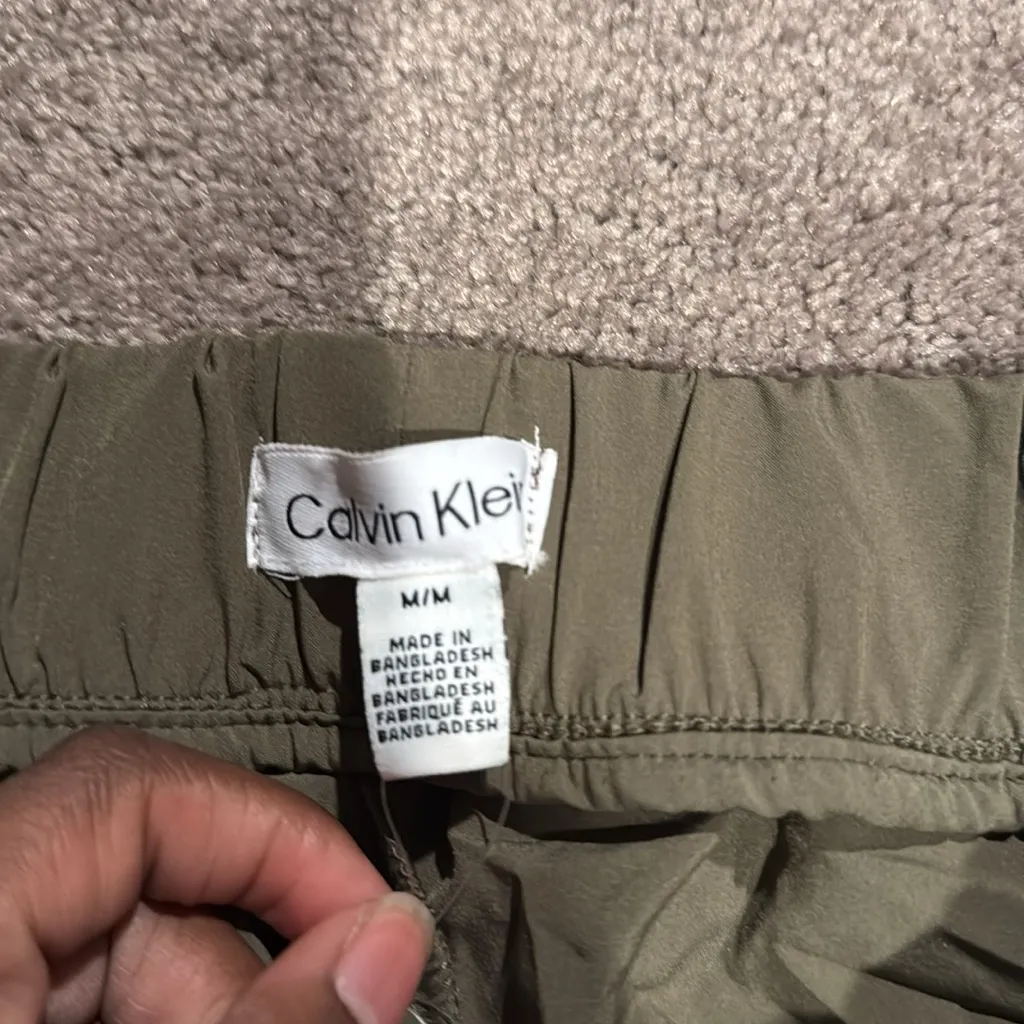 Calvin Klein Ivy Green Slacks SIZE M - Image 2