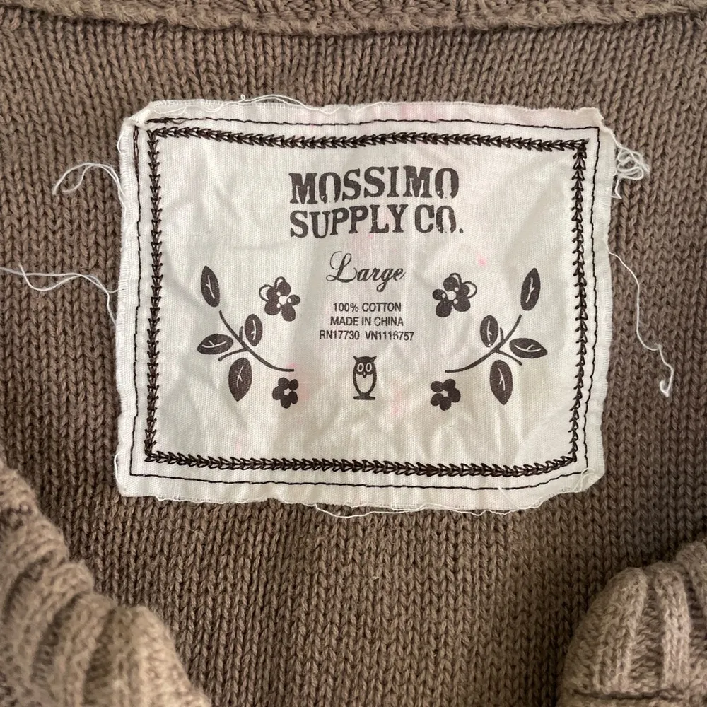 Mossiomo Supply Co Brown Cardigan - Image 5