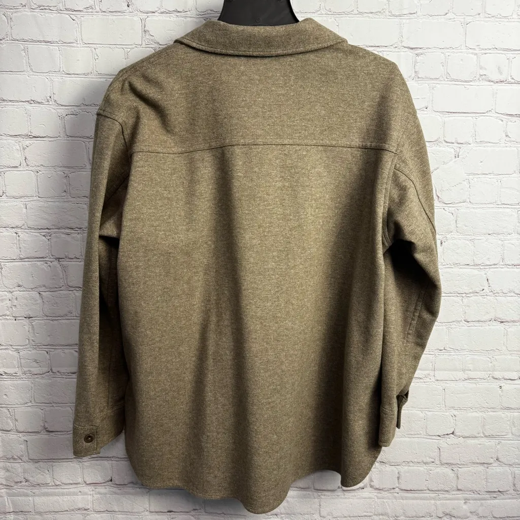 Uniqlo basic neutral minimalist cozy cotton blend button down Small capsule - Image 4