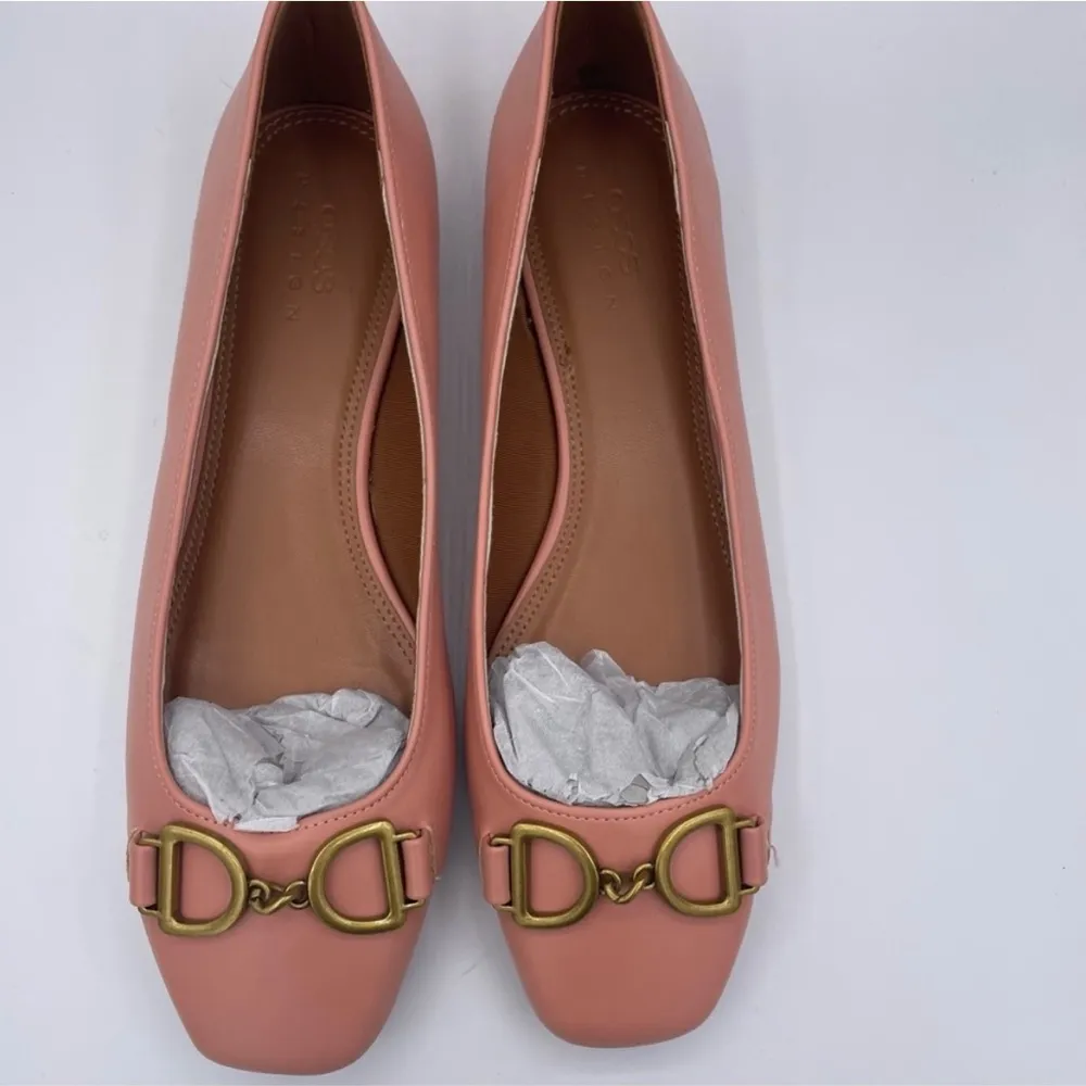 Asos Design slim square toe pink ballet flat shoes women’s Size 8 - Image 8