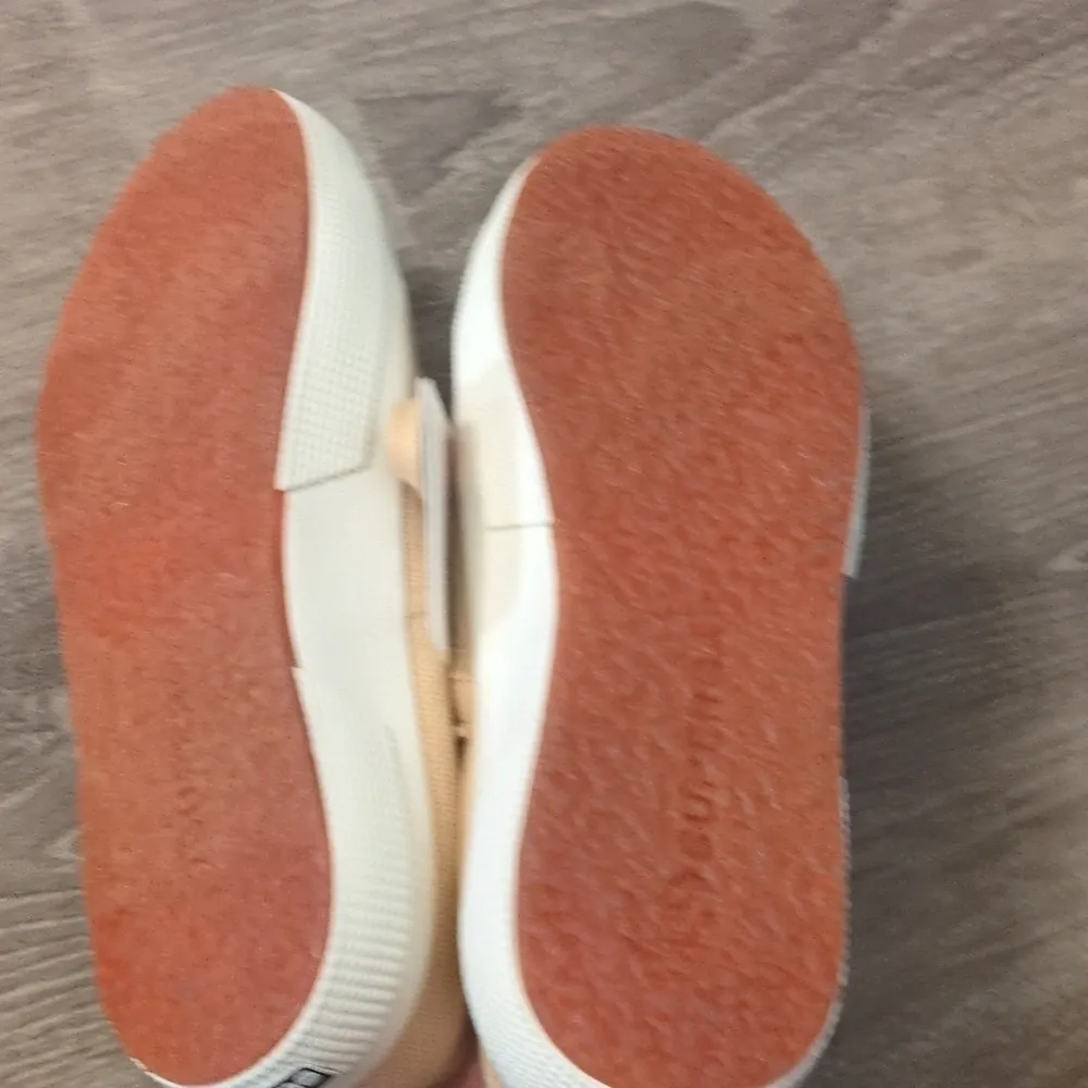 Superga beige buff 2760 coti classic sneaker size 5 - Image 6