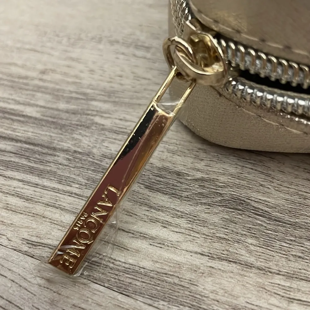 Gold Zip Makeup / Cosmetics Toiletry Travel Bag Approx 14" x 10" x 4" - Image 3