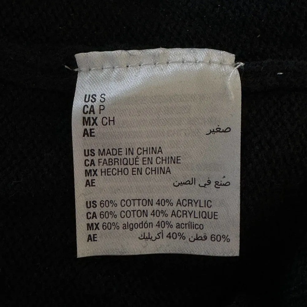 Karen Scott Small Sweater Crossover V-Neck Long Sleeve Stretch Pullover Black - Image 6