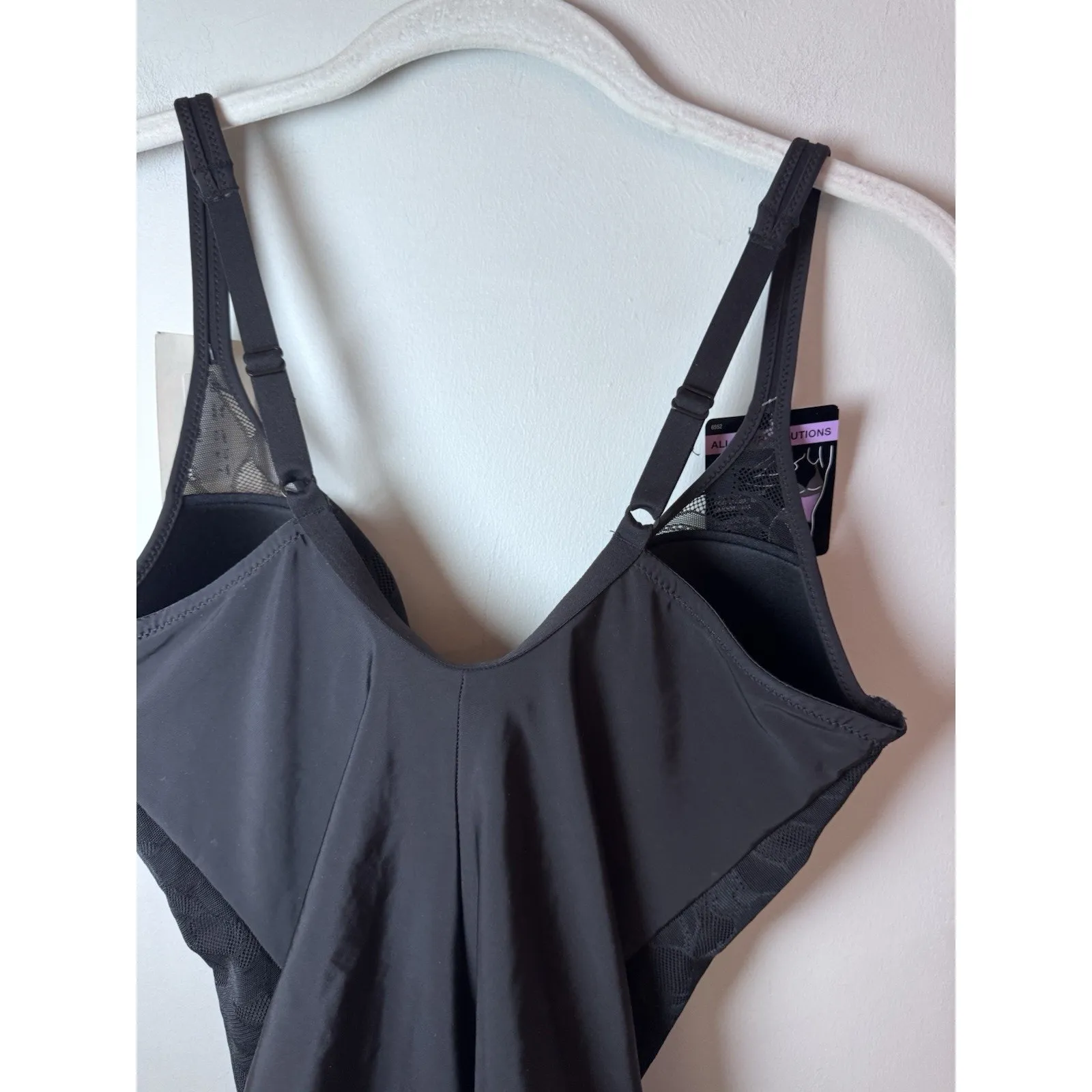 Bali womens Ultra Light Body Briefer Size 34C Shapewear Black NWT $62 - Image 7