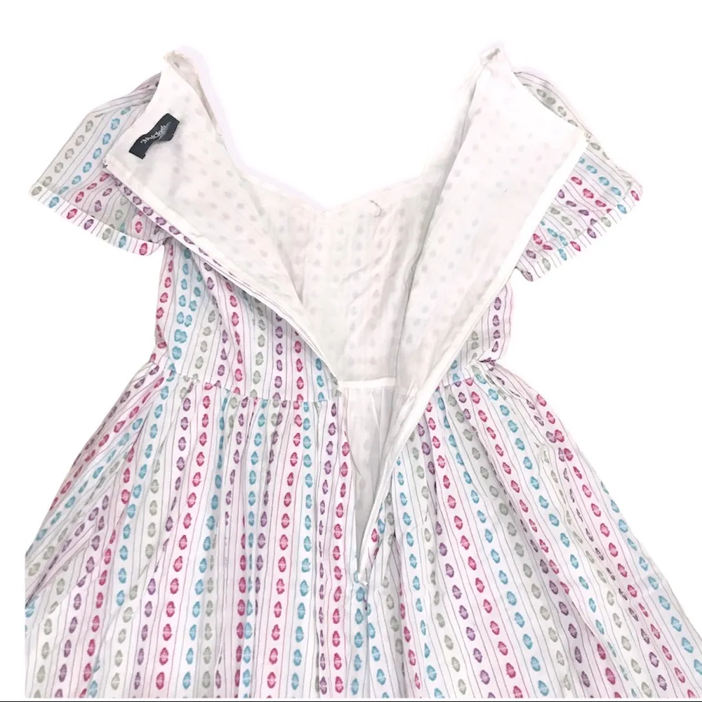 ModCloth NWT Rainbow Shirt Dress retro Fit and Flare ModCloth Size 6 - Image 3