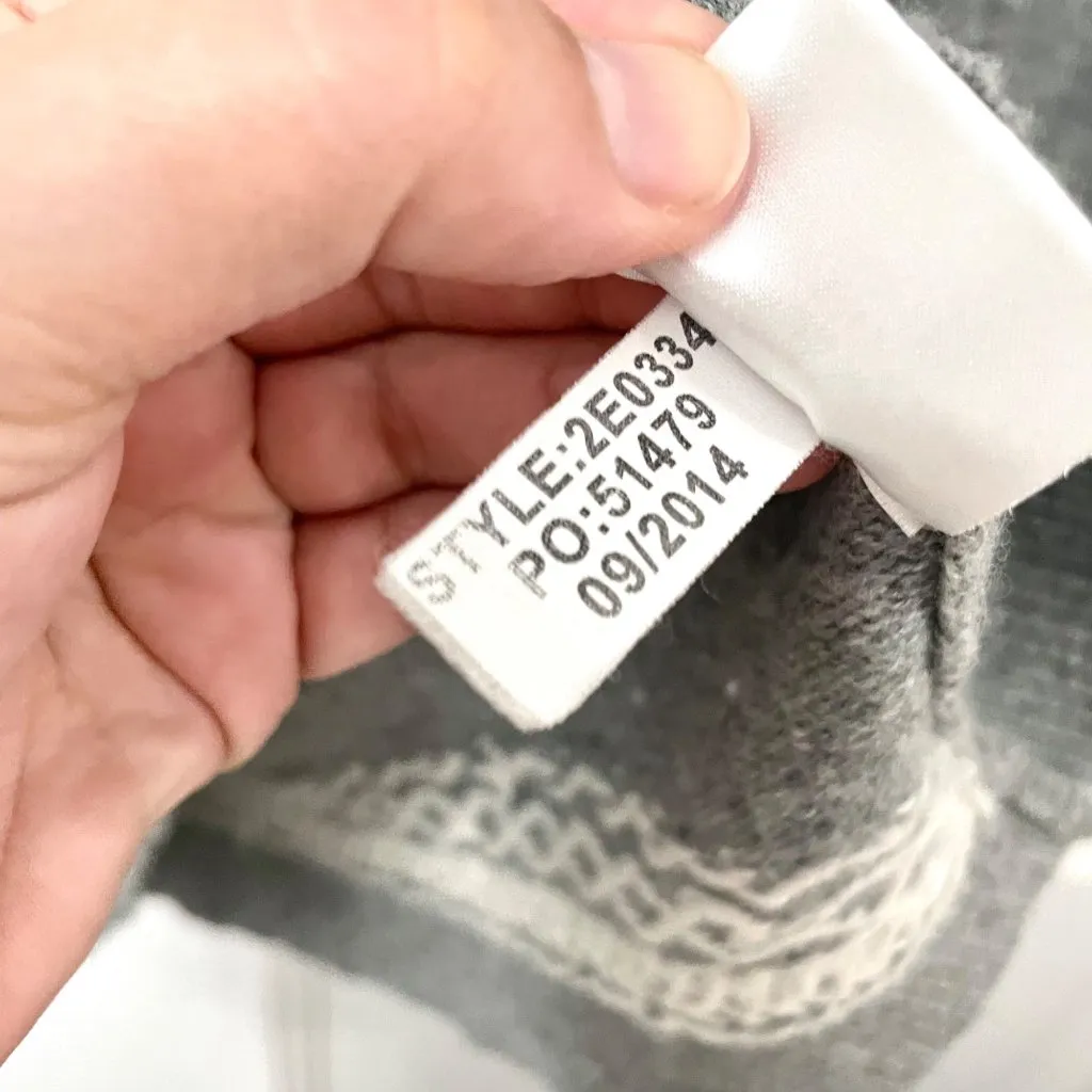 Vineyard Vines Grey Merino Wool/ Cashmere Blend Knit Crewneck Sweater Size S - Image 5