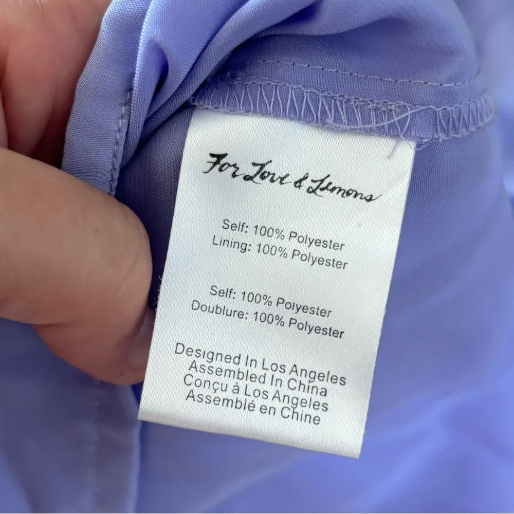 for love and lemons jackpot lilac purple mini dress - Image 8