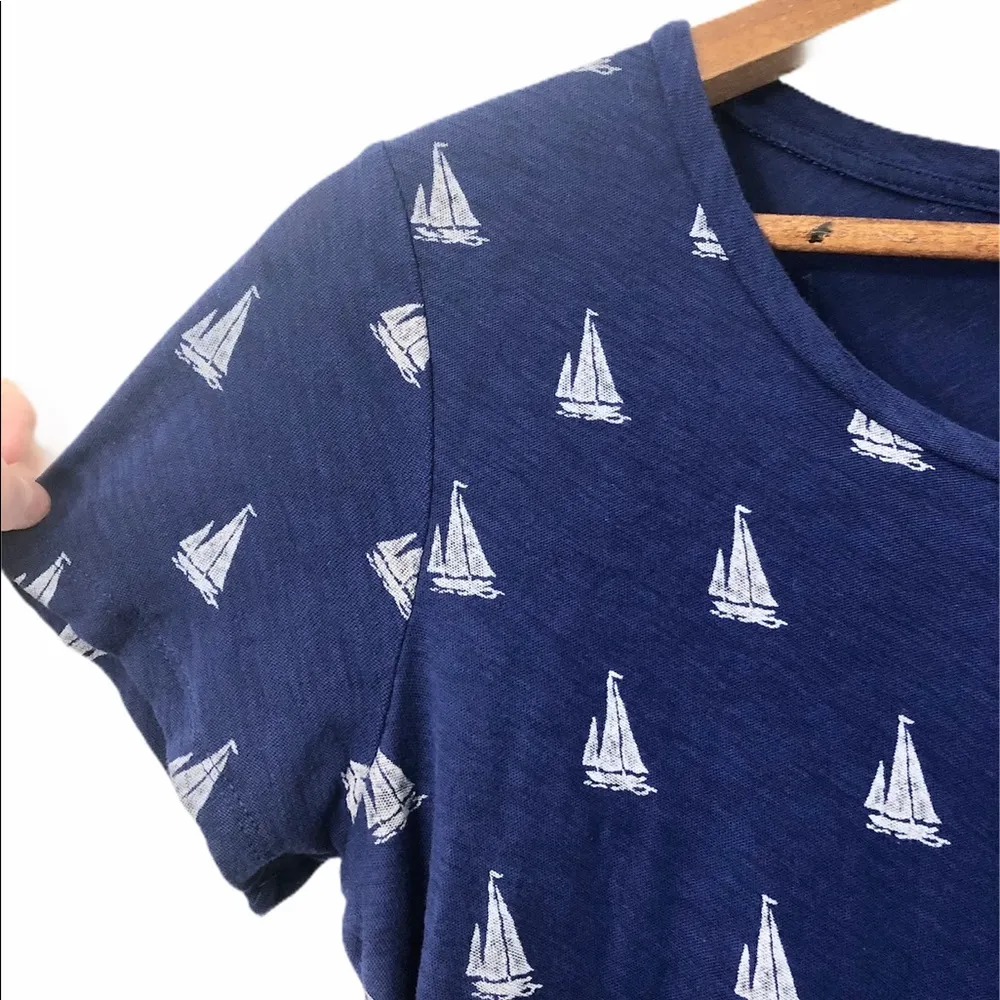 J. Crew Collectors Tee Sailboat Design - Image 5