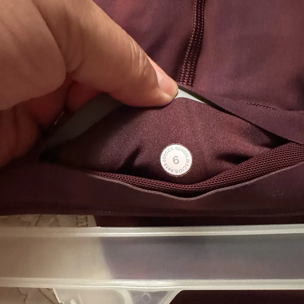 lululemon athletica Deep burgundy Leggings - Image 4