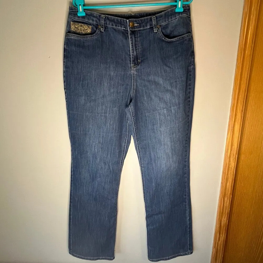 Christopher & Banks Bootcut Jeans Size 12 - Image 9