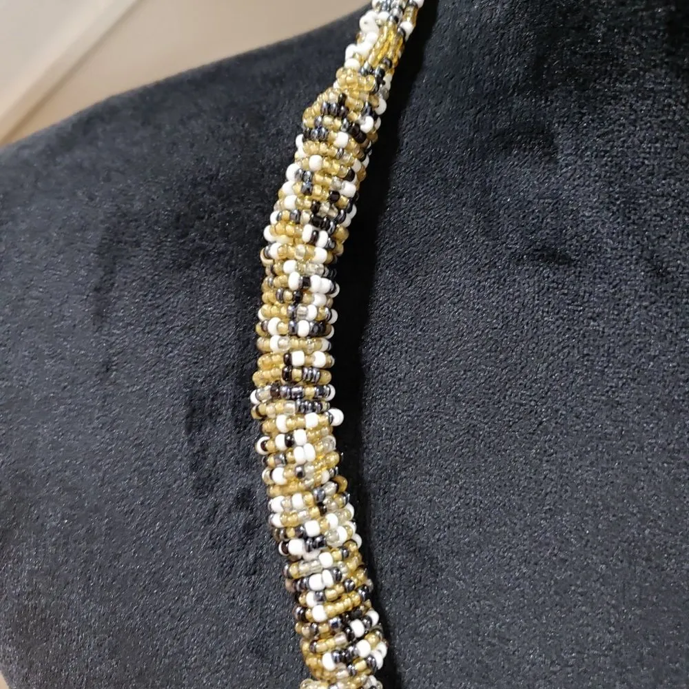 Women Fashion Alfani Tri Color Multi Strand Rope Knot Mixed Long Collar Necklace Black - Image 6