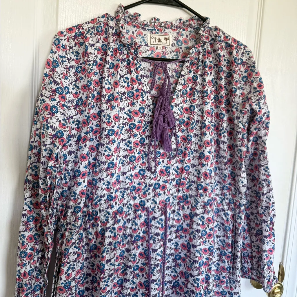 Mille Astrid Dress in Bluebell Purple - Image 5