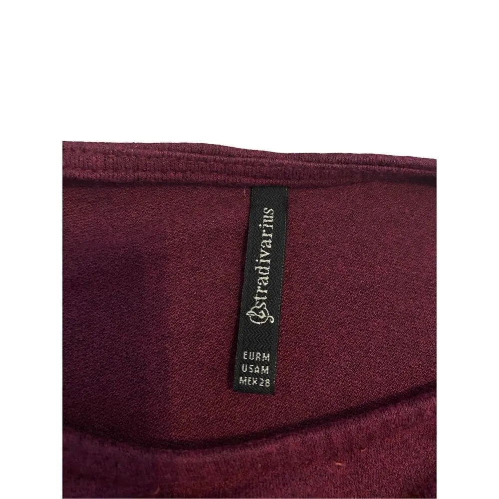 Stradivarius Fitted Maxi Dress Long Sleeve Boho Bohemian Career Workwear - Image 5