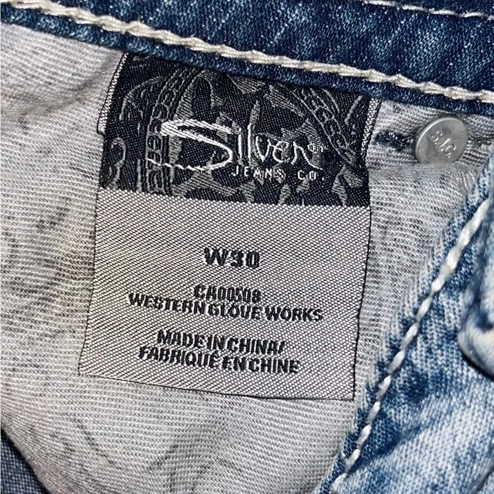 SILVER JEANS Suki Surplus Capri sz 30 - Image 4