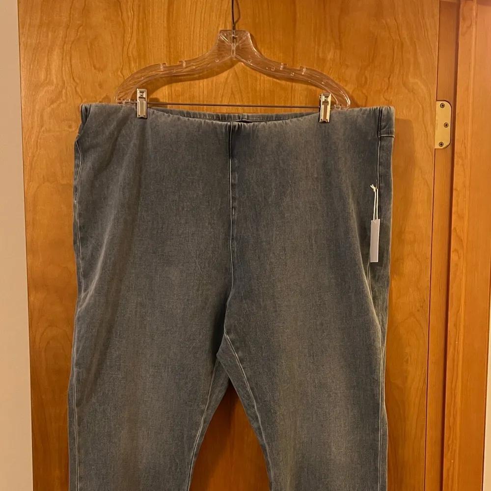 Soft Surroundings The Ultimate Braided Knot Ankle Jeans Plus Pull On Size 3X 24W - Image 2