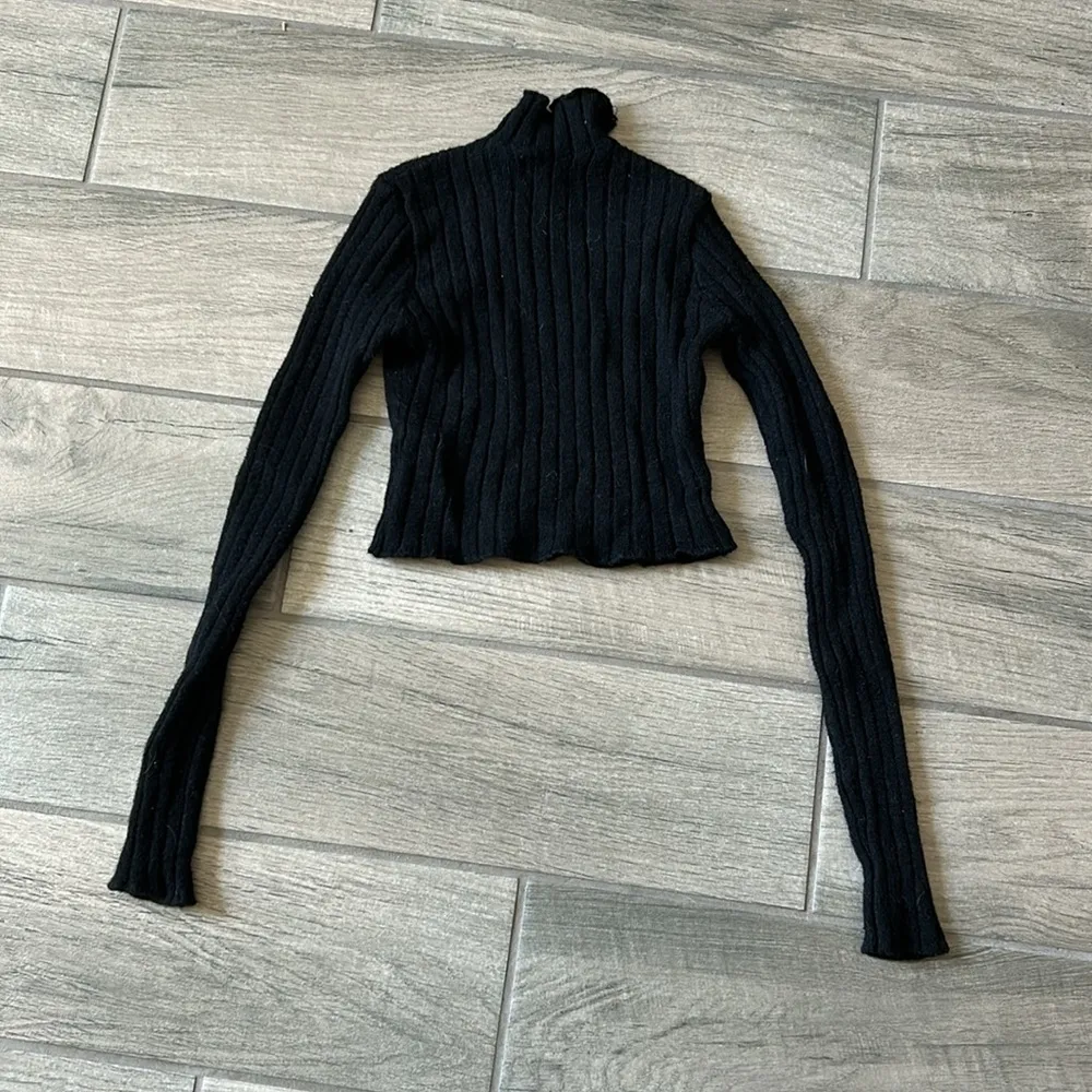 Pretty little thing black ribbed top - Image 3