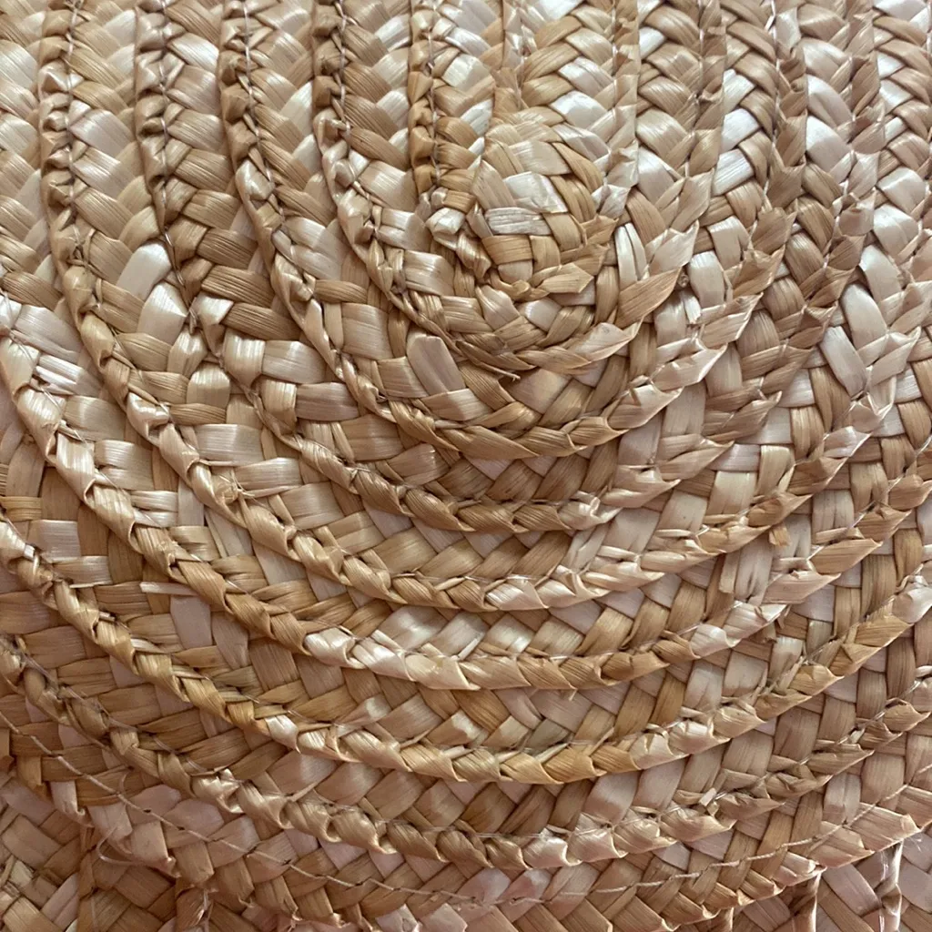 NWOT European Wax Center Straw Woven Clutch Bag - Image 4