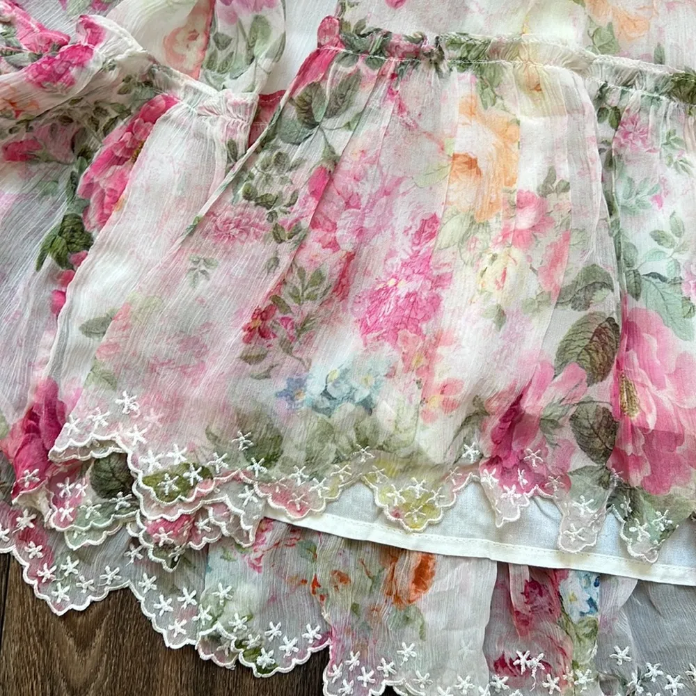 Hemant & Nandita Floral Dress Size M - Image 3