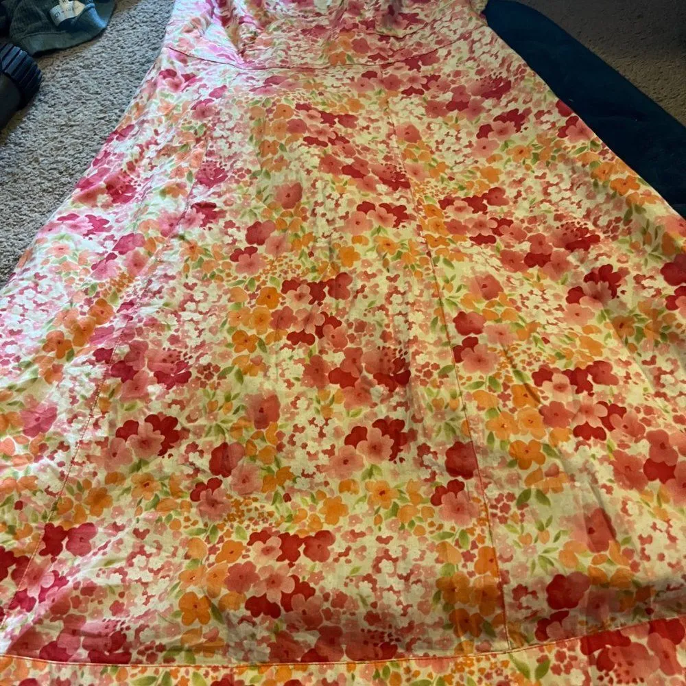 Garnet hill pink floral dress 6 - Image 5