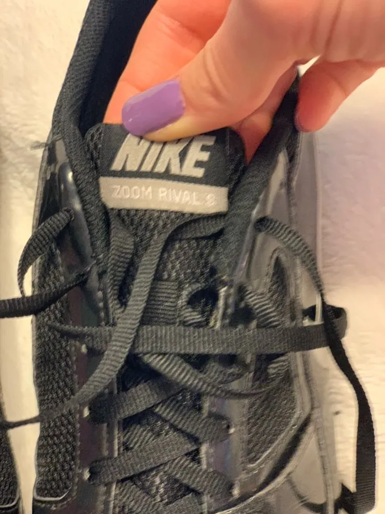 Black And Silver Sprint Spikes - Image 5